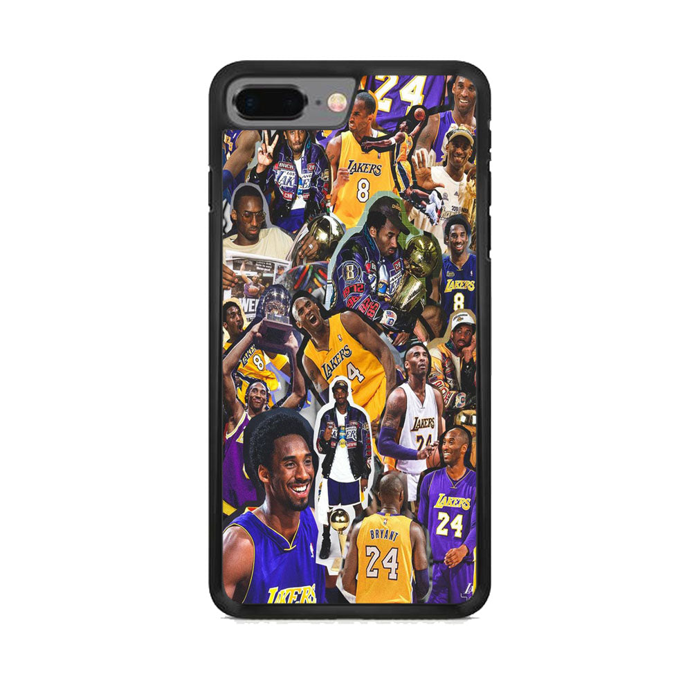 NBA Lakers K Bryant Photo Collage iPhone 7 Plus Case