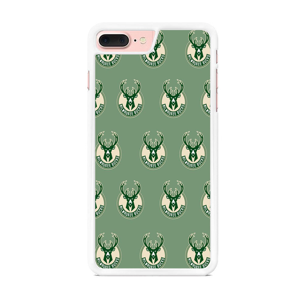 NBA Milwaukee Bucks Green Wall iPhone 7 Plus Case