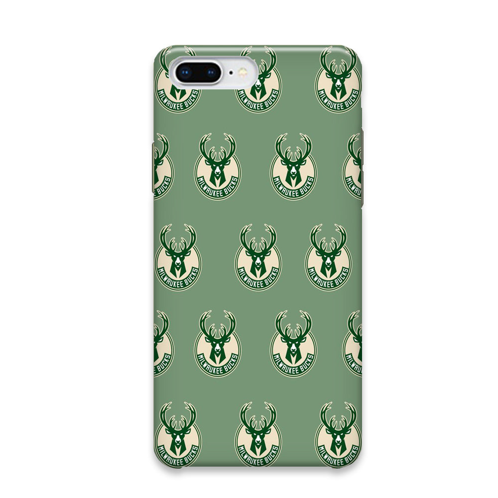 NBA Milwaukee Bucks Green Wall iPhone 7 Plus Case