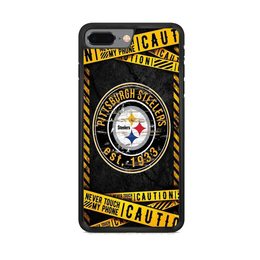 NFL Pittsburgh Steelers Warning Logo iPhone 7 Plus Case