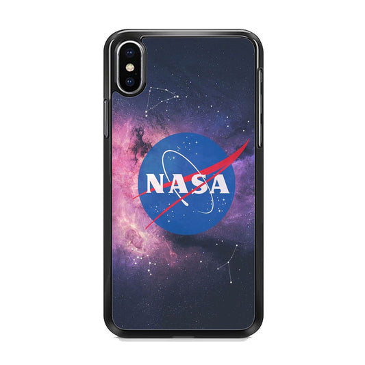 Nasa Emblem Galaxy iPhone Xs Case