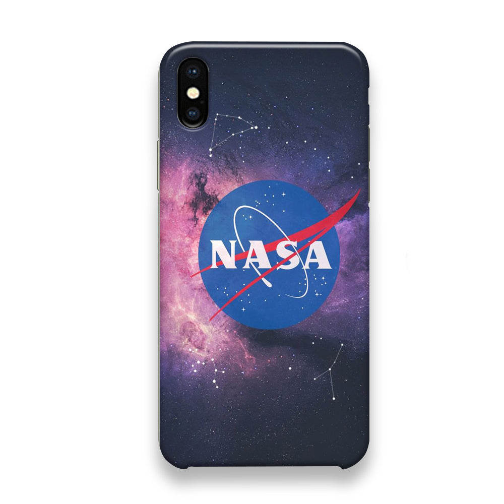 Nasa Emblem Galaxy iPhone Xs Case