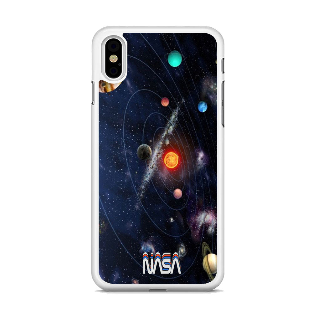 Nasa Solar System Wall iPhone X Case
