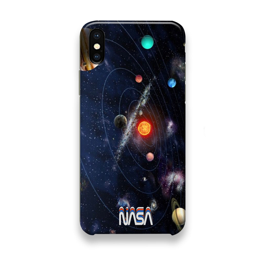 Nasa Solar System Wall iPhone X Case