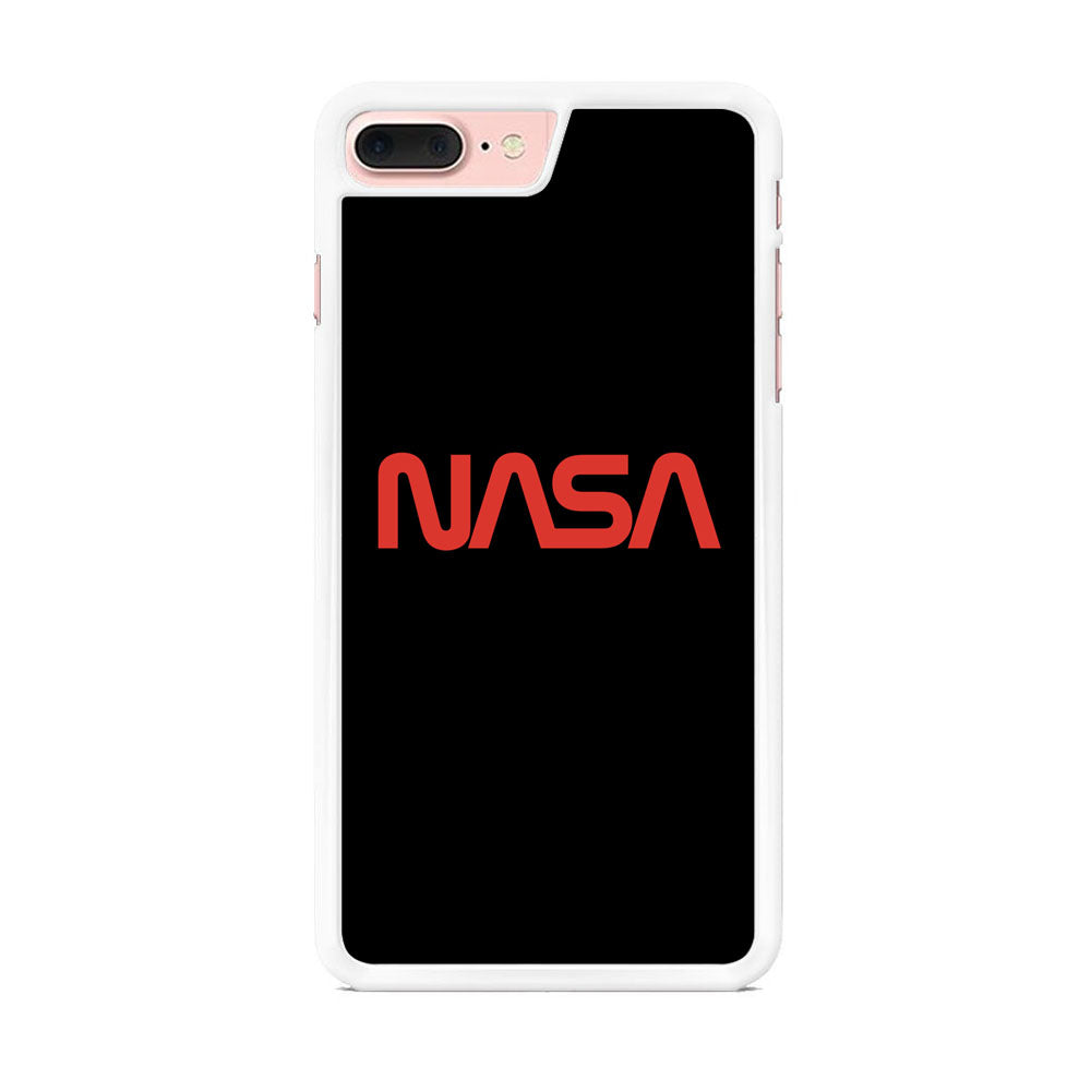 Nasa Word Logo Simple Black iPhone 7 Plus Case