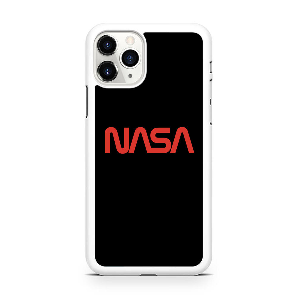 Nasa Word Logo Simple Black iPhone 11 Pro Case