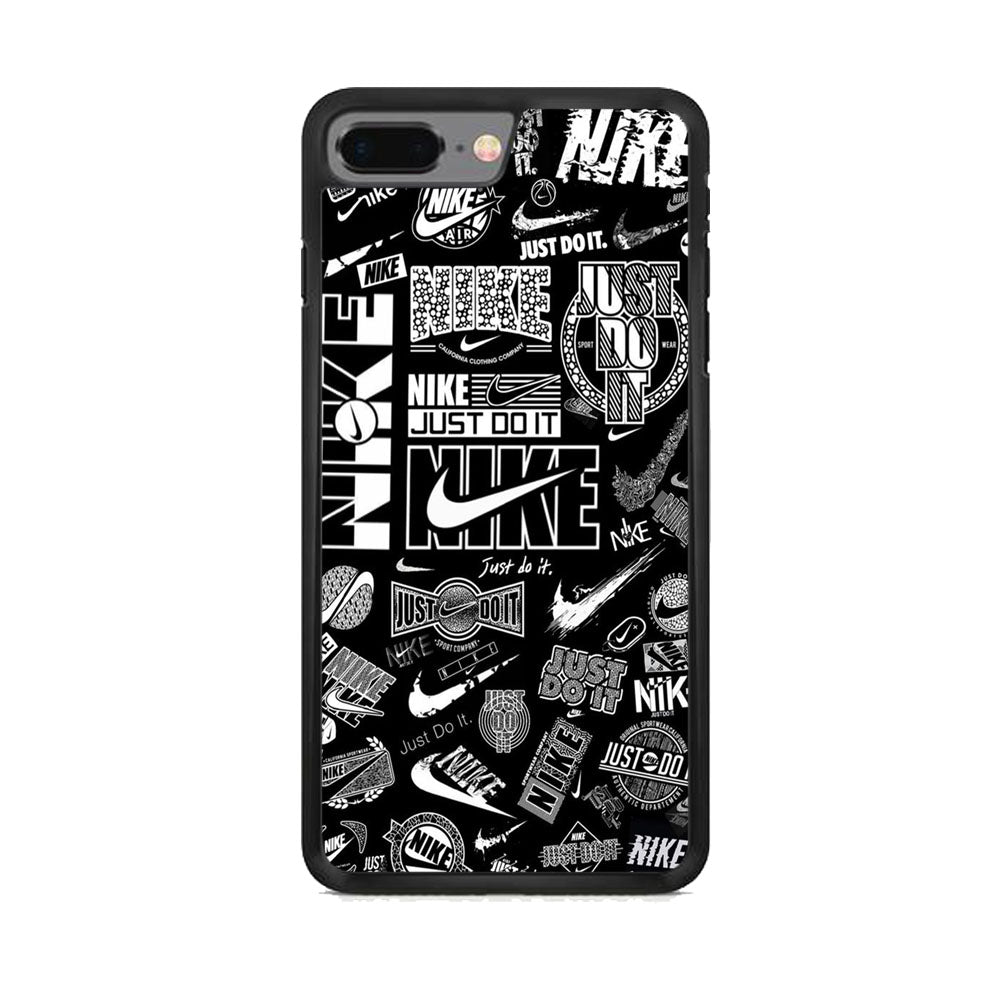 Nike Black Logo Wallpaper iPhone 7 Plus Case