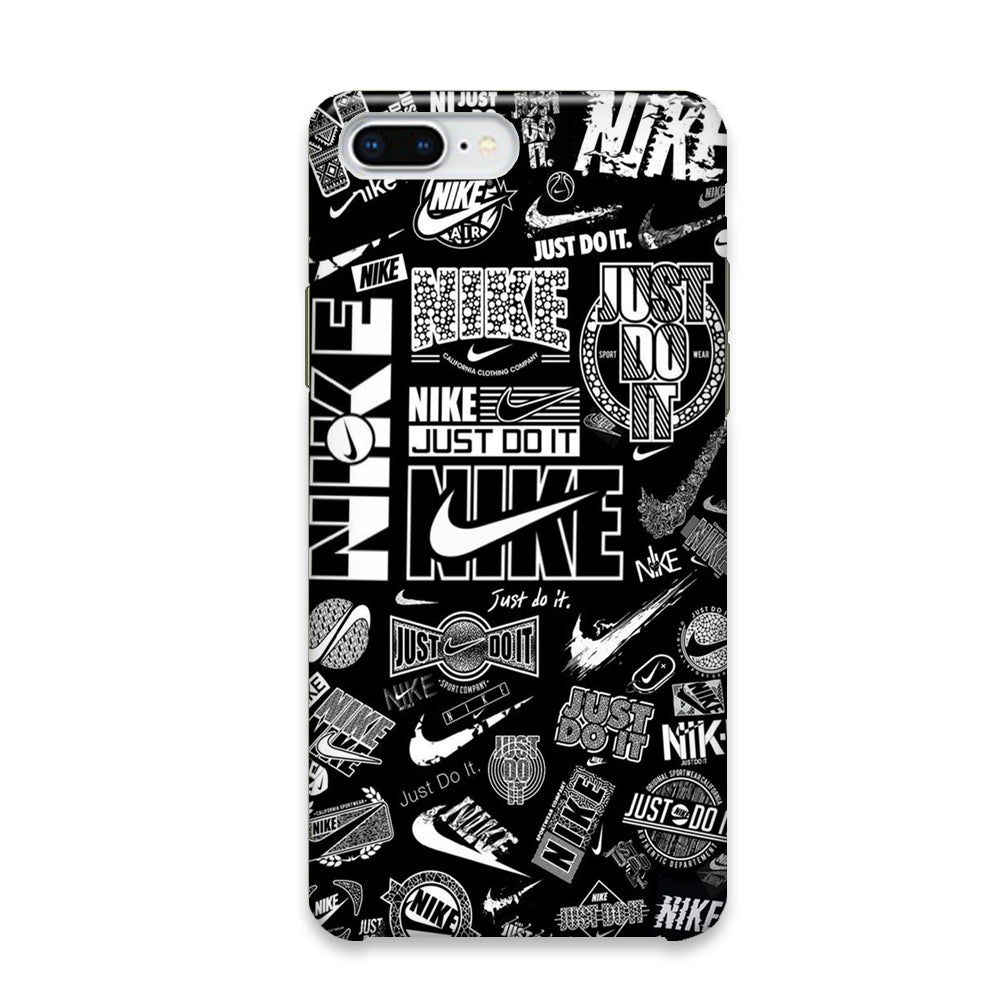 Nike Black Logo Wallpaper iPhone 7 Plus Case