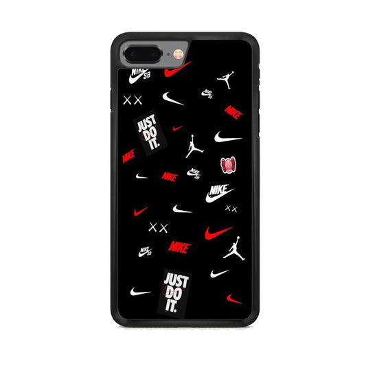 Nike Black Mix Wall Show iPhone 7 Plus Case