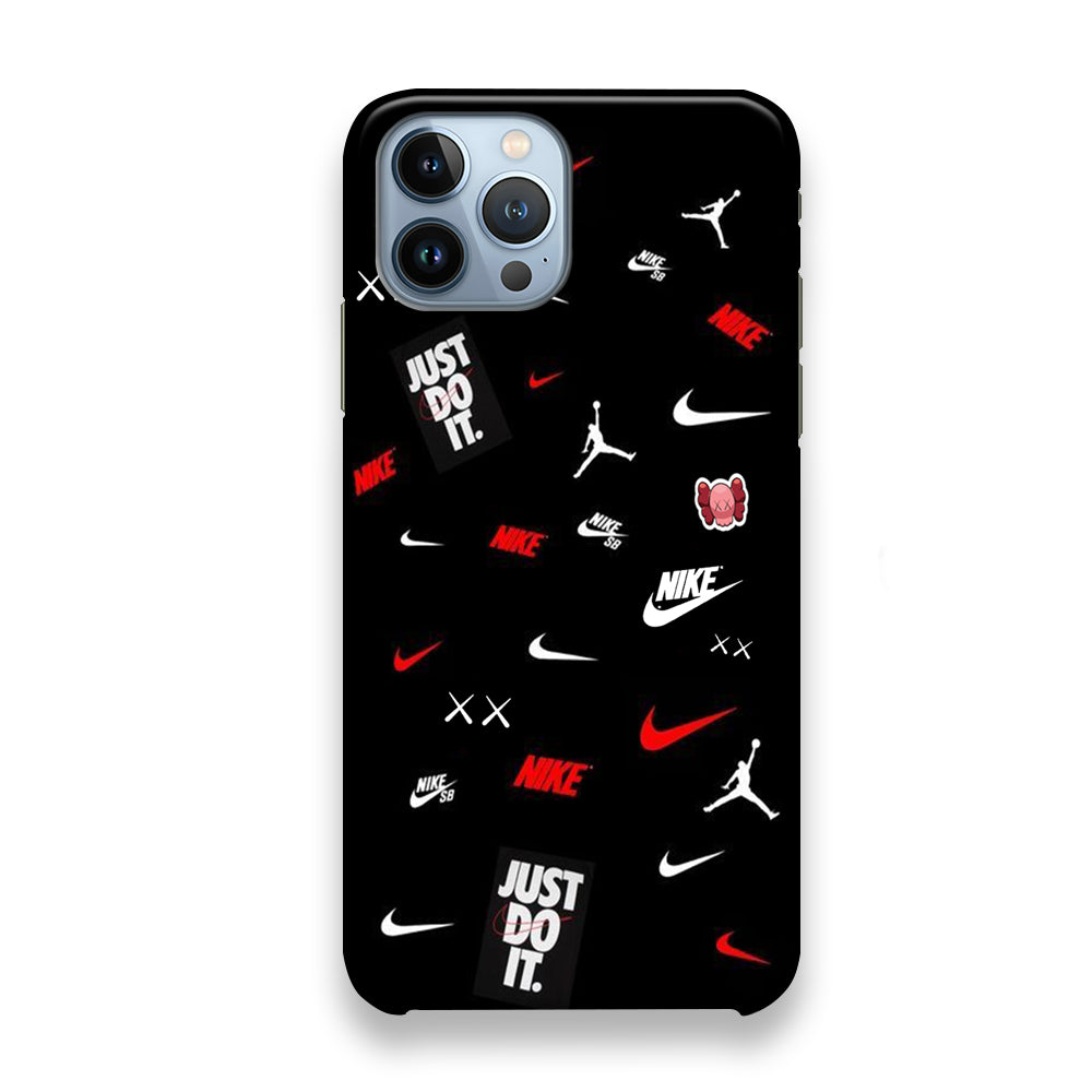 Nike Black Mix Wall Show iPhone 13 Pro Max Case