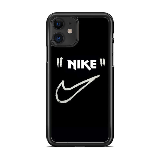 Nike Black Vegance iPhone 11 Case