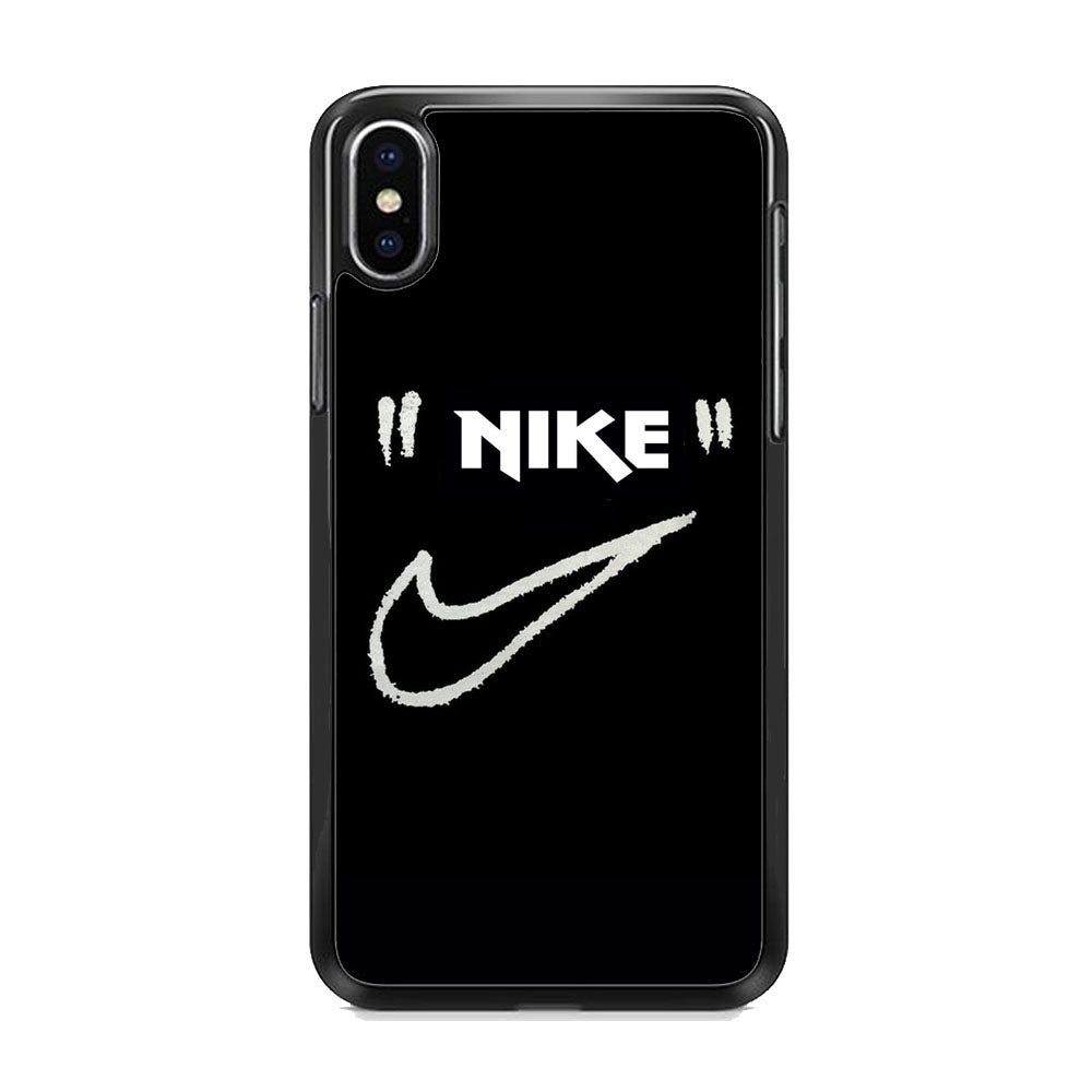 Nike Black Vegance iPhone X Case
