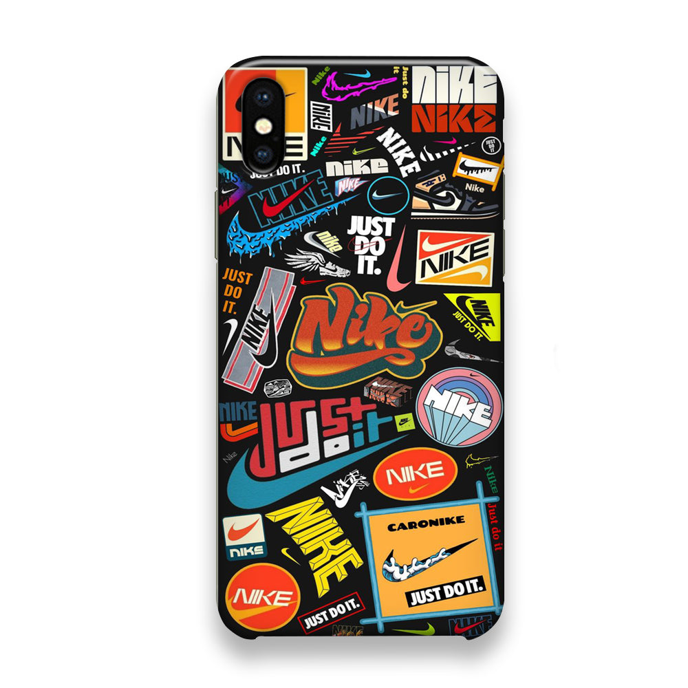 Nike Black Version iPhone X Case