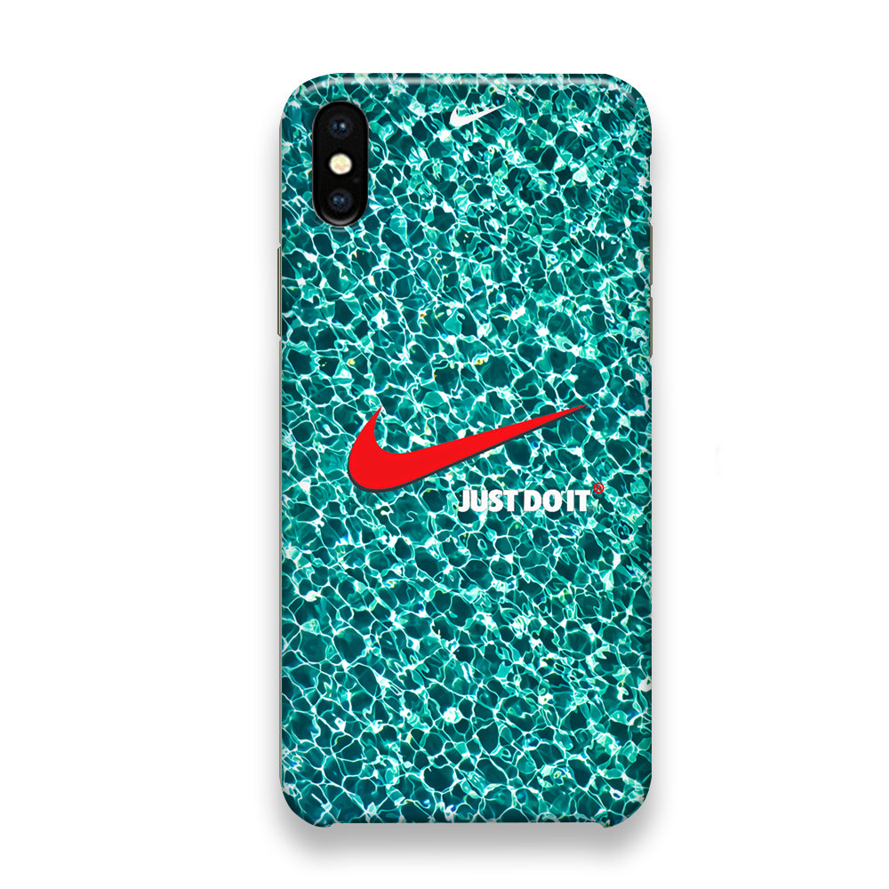 Nike Red Shiny iPhone Xs Case