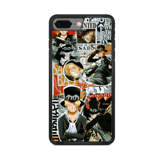 One Piece Sabo in Fire iPhone 7 Plus Case