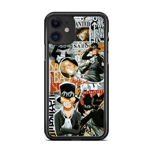 One Piece Sabo in Fire iPhone 11 Case