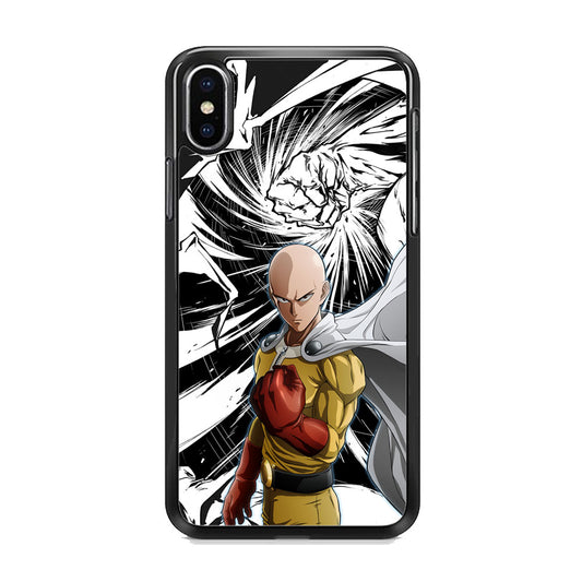 One Punch Man Single Serious Punch iPhone Xs Case