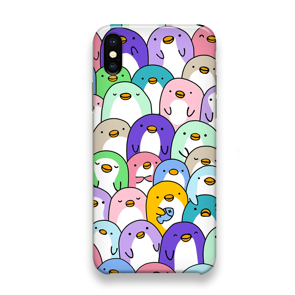Penguin Doll Patern iPhone Xs Max Case
