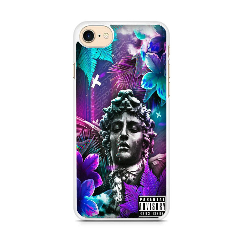 Pixel Statue Wall Content iPhone 7 Case