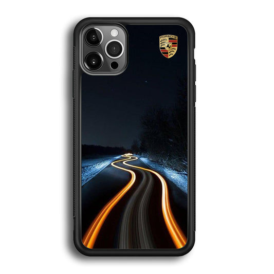 Porsche Night Speed Road iPhone 12 Pro Max Case