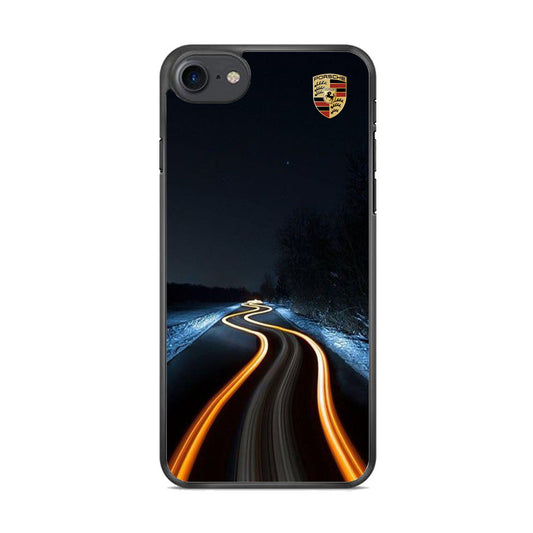 Porsche Night Speed Road iPhone 8 Case