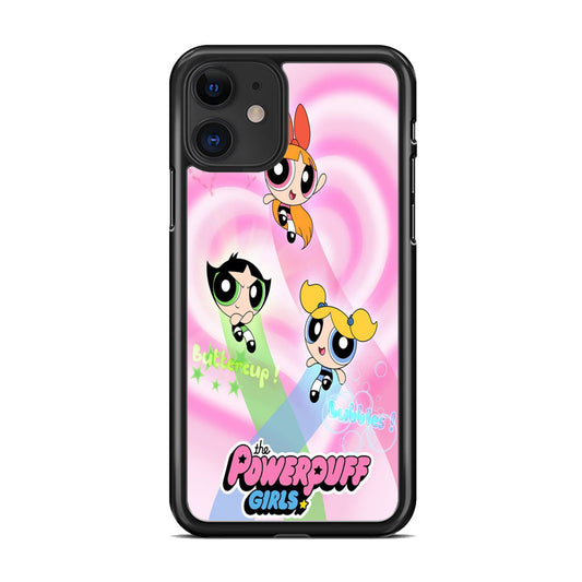 Power Puff Pink Heart Pastel iPhone 11 Case