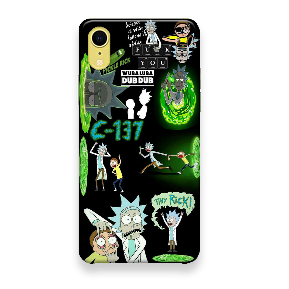 Rick Morty Dub Dub Tools iPhone XR Case