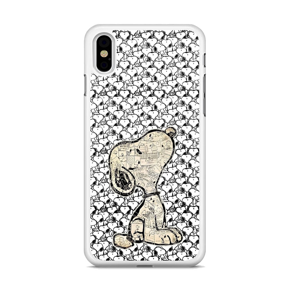 Snoopy Wall Puzzle iPhone X Case