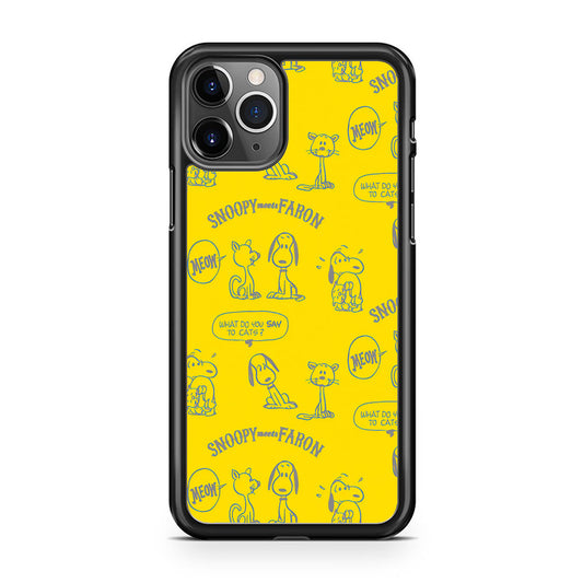 Snoopy and Faroon iPhone 11 Pro Case