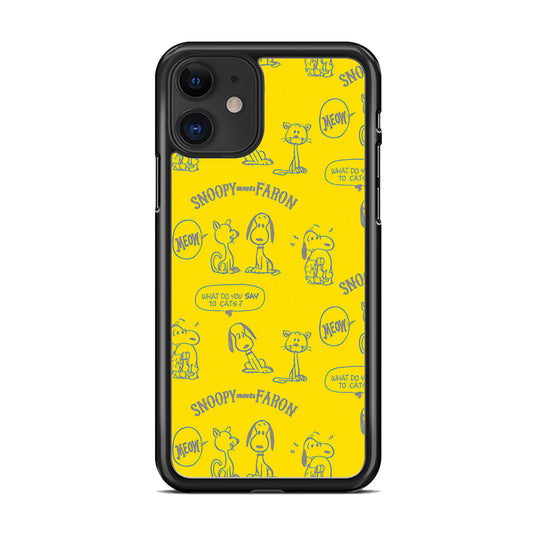 Snoopy and Faroon iPhone 11 Case