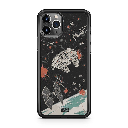 Star Wars Drawing War Space iPhone 11 Pro Case