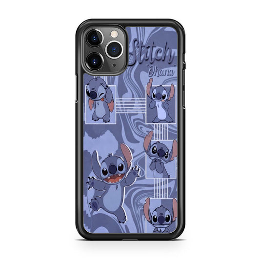 Stitch Blue Fluid Wall iPhone 11 Pro Case