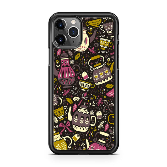 Tea Time in Evening Parties iPhone 11 Pro Case