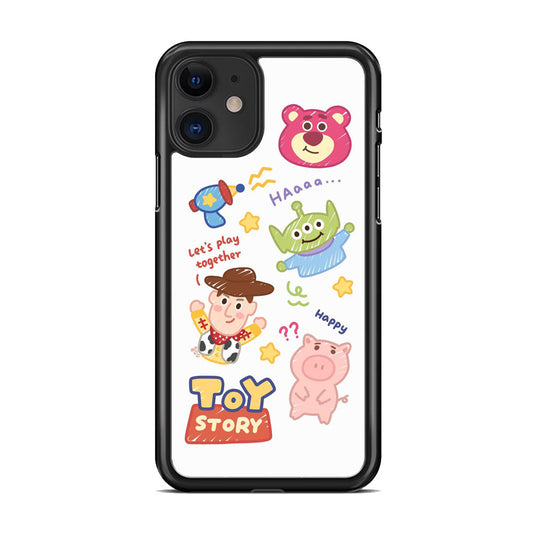 Toy Story Drawing Crayon iPhone 11 Case