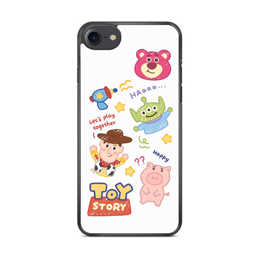 Toy Story Drawing Crayon iPhone 8 Case