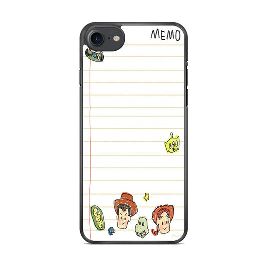 Toy Story Memo iPhone 8 Case