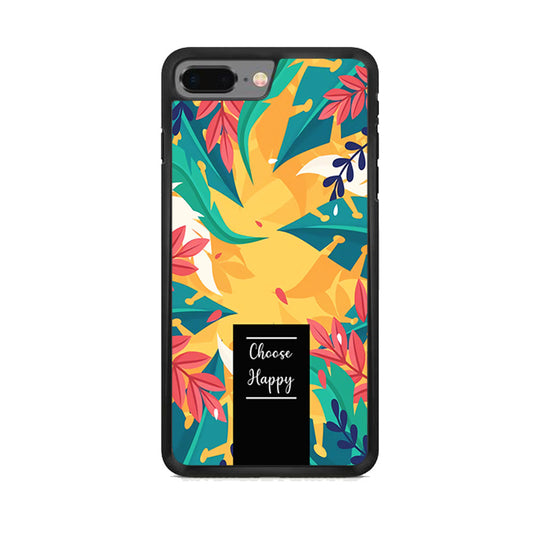 Tropical Colour Flower Shade iPhone 7 Plus Case